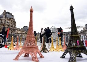 Day after Robbery of the closed Louvre Museum - Paris
