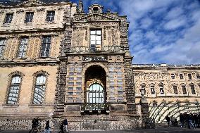 Day after Robbery of the closed Louvre Museum - Paris
