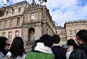 Day after Robbery of the closed Louvre Museum - Paris
