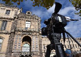 Day after Robbery of the closed Louvre Museum - Paris