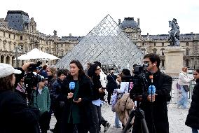 Day after Robbery of the closed Louvre Museum - Paris