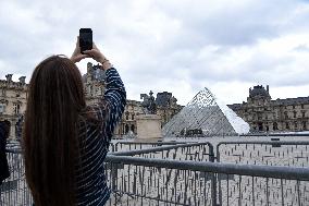 Day after Robbery of the closed Louvre Museum - Paris