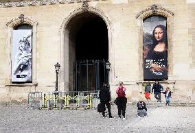 Day after Robbery of the closed Louvre Museum - Paris