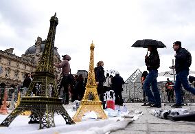 Day after Robbery of the closed Louvre Museum - Paris