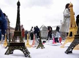 Day after Robbery of the closed Louvre Museum - Paris