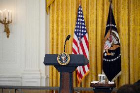 Trump participates in a visit with the LSU and LSU Shreveport Baseball Champions