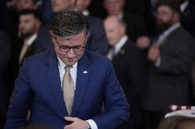 Trump participates in a visit with the LSU and LSU Shreveport Baseball Champions