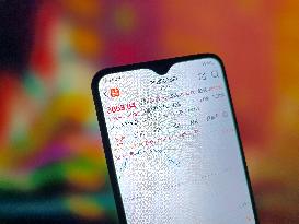 Illustration The Kospi Index of South Korea