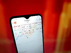 Illustration The Kospi Index of South Korea