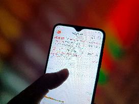 Illustration The Kospi Index of South Korea