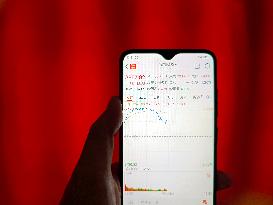 Illustration The Kospi Index of South Korea