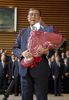 Japan PM Ishiba leaves his office