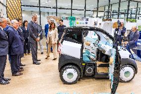King Felipe Visits The Headquarters Of The Antolin Automobile Company - Burgos