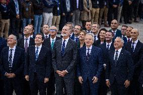 King Felipe Visits The Headquarters Of The Antolin Automobile Company - Burgos