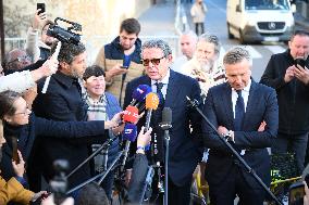 Sarkozy Lawyers Press Conference - Paris
