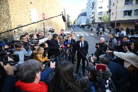 Sarkozy Lawyers Press Conference - Paris