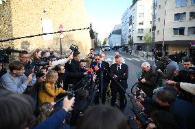 Sarkozy Lawyers Press Conference - Paris