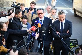Sarkozy Lawyers Press Conference - Paris