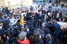 Sarkozy Lawyers Press Conference - Paris