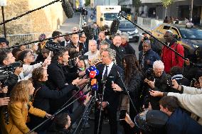 Sarkozy Lawyers Press Conference - Paris