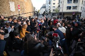 Sarkozy Lawyers Press Conference - Paris