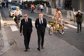 Sarkozy Lawyers Press Conference - Paris