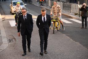 Sarkozy Lawyers Press Conference - Paris