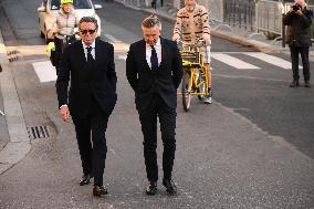 Sarkozy Lawyers Press Conference - Paris