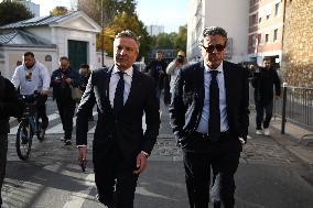 Sarkozy Lawyers Press Conference - Paris