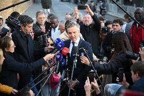 Sarkozy Lawyers Press Conference - Paris