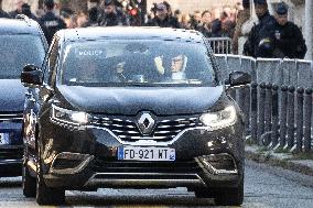 Nicolas Sarkozy Arrives at La Sante Prison - Paris