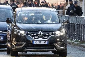 Nicolas Sarkozy Arrives at La Sante Prison - Paris