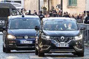 Nicolas Sarkozy Arrives at La Sante Prison - Paris