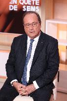 Exclusive - Francois Hollande on T18 - Paris