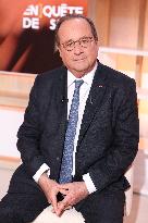 Exclusive - Francois Hollande on T18 - Paris