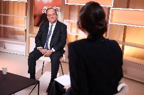Exclusive - Francois Hollande on T18 - Paris