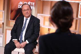Exclusive - Francois Hollande on T18 - Paris