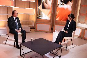 Exclusive - Francois Hollande on T18 - Paris