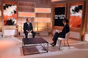 Exclusive - Francois Hollande on T18 - Paris