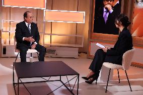 Exclusive - Francois Hollande on T18 - Paris
