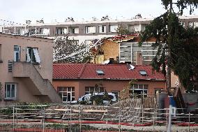 Tornado Damage Aftermath - Ermont