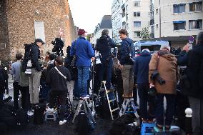 Nicolas Sarkozy Arrives at La Santé Prison - Paris