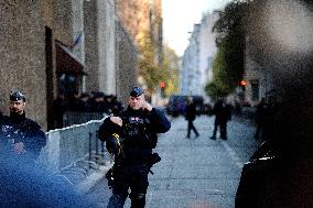 Nicolas Sarkozy Arrives at La Santé Prison - Paris