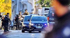 Nicolas Sarkozy Arrives at La Santé Prison - Paris