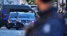 Nicolas Sarkozy Arrives at La Santé Prison - Paris