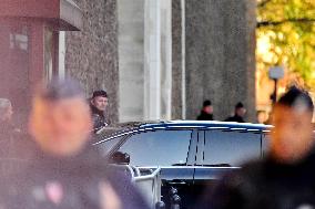 Nicolas Sarkozy Arrives at La Santé Prison - Paris