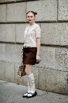 PFW - Miu Miu Street Style