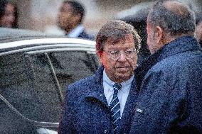 Former French President Nicolas Sarkozy Incarceration at Prison de la Sante AJ