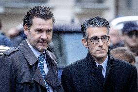 Former French President Nicolas Sarkozy Incarceration at Prison de la Sante AJ