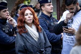 Former French President Nicolas Sarkozy Incarceration at Prison de la Sante AJ